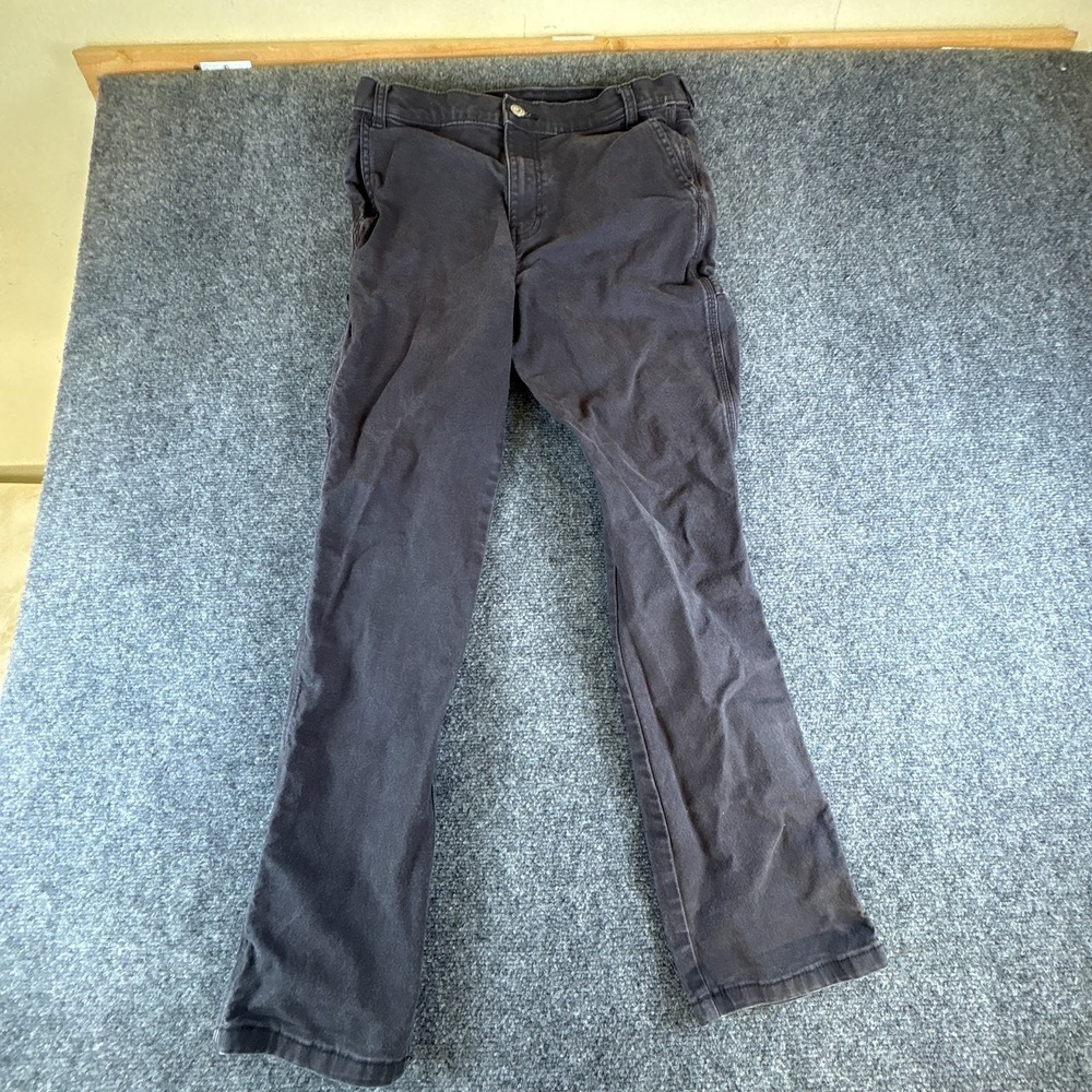 Dickies Carpenter Pants Womens 30x28.5 Black Cotton Pocket Workwear Straight Leg